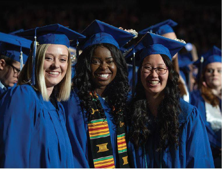 Photos of GVSU Students at Graduation